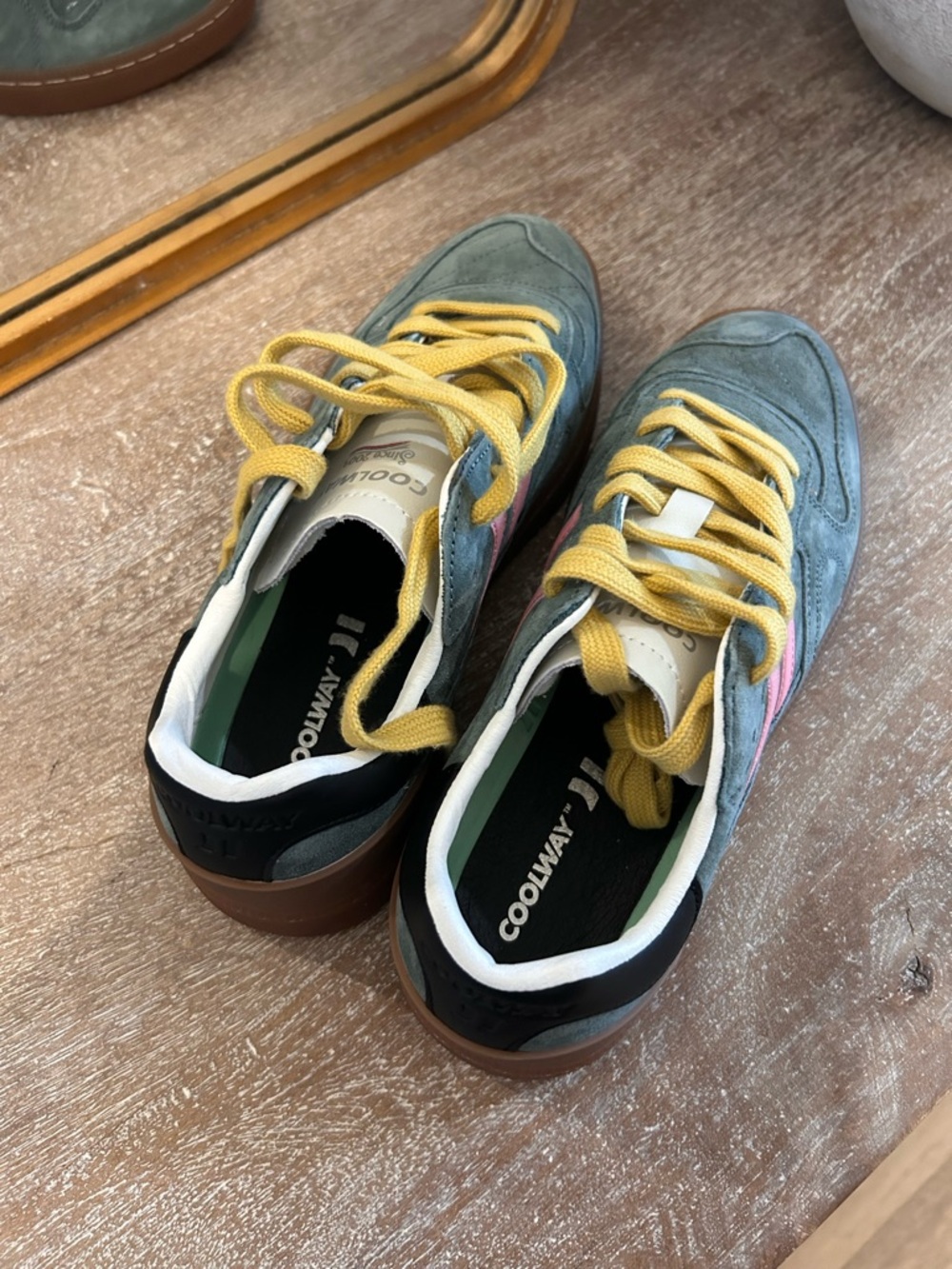 New Coolway Goal Sneakers Urban Outfitters Green - Picture 3 of 6